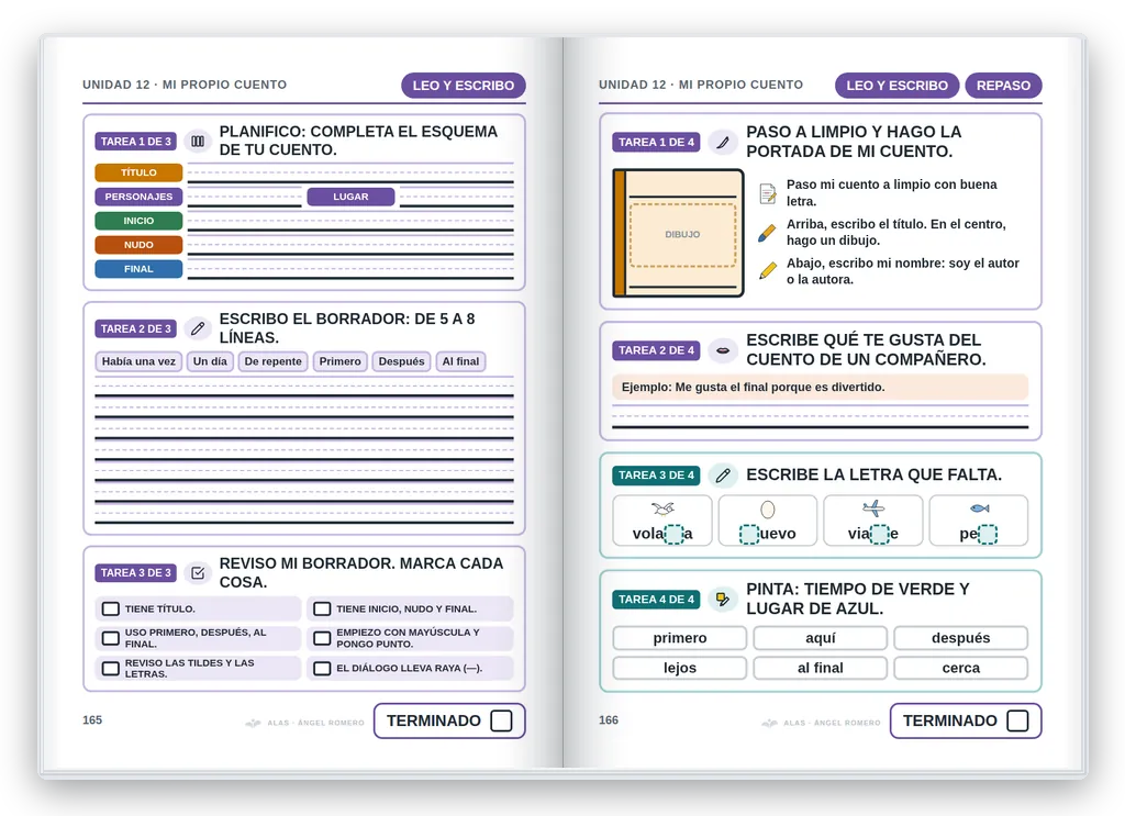 Lengua 3.º abierto. Unidad 12: planificar y escribir un cuento