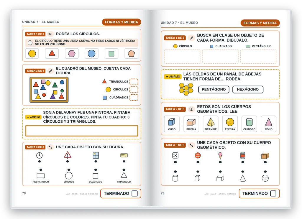 Matemáticas 2.º abierto. Unidad 7: figuras y cuerpos geométricos