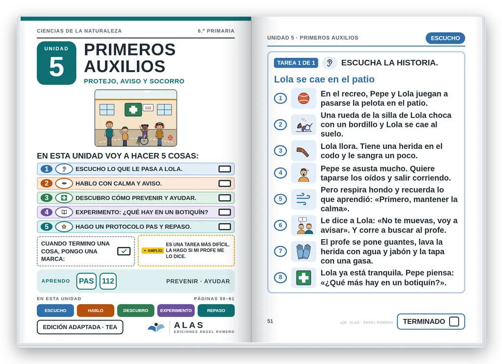 Ciencias de la Naturaleza 6.º abierto. Unidad 5: historia y preguntas