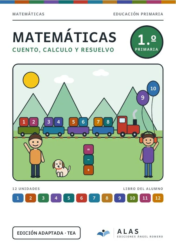 Portada de Matemáticas 1.º, Colección Alas