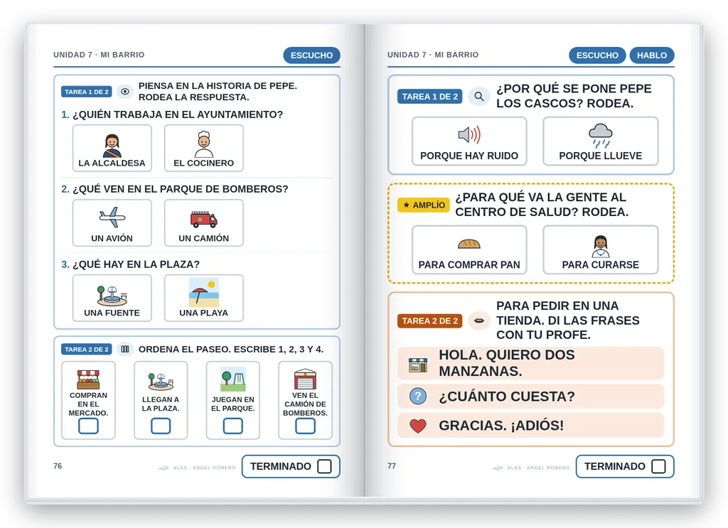 Ciencias Sociales 1.º abierto. Unidad 7: hablar y emociones
