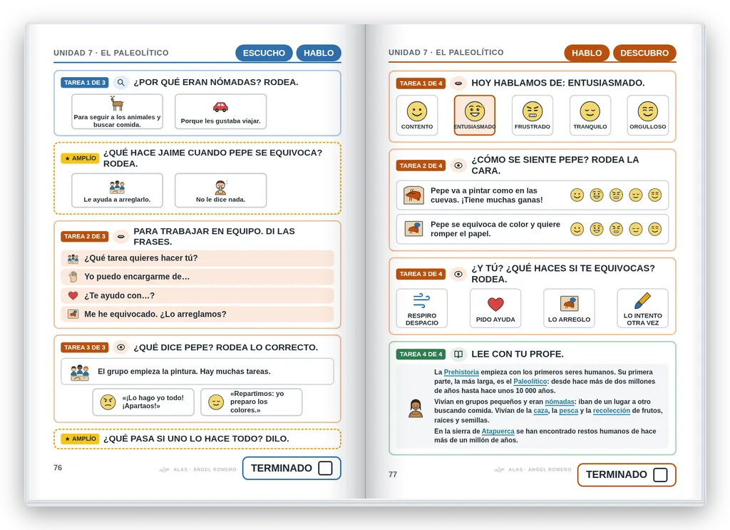 Ciencias Sociales 3.º abierto. Unidad 7: hablar y emociones
