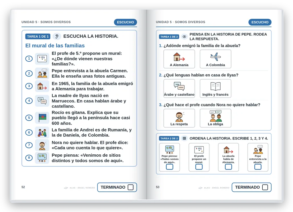 Ciencias Sociales 5.º abierto. Unidad 5: historia y preguntas